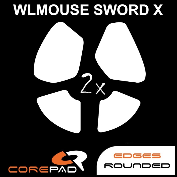 Corepad Skatez PRO WLmouse SWORD X 8K Hyperglides Hypergleids X-RAYPAD Jade Obsidian Mouse Skates Feet Tiger EspTiger Ice Arc